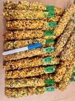 Assorted FRUIT, BERRY + NUT Sticks  x100 (bird or small animal)