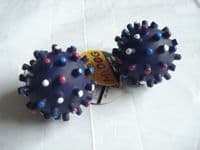 Squeaky Blue Spikey Ball