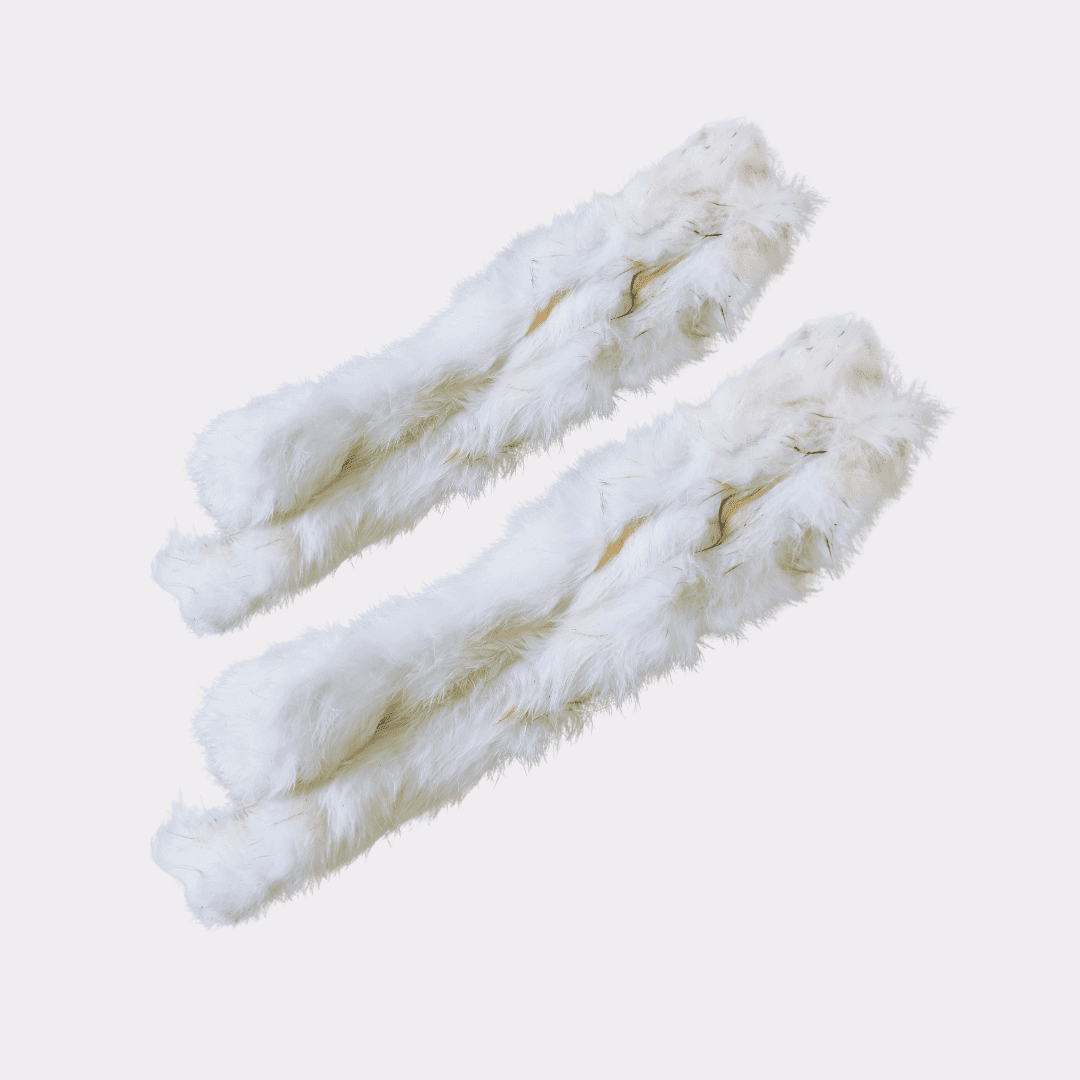 Whole Rabbit Skins with Fur 5kg