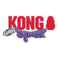 	  KONG Squeezz Geodz 2-pk Assorted Colours Lg Squeaky Ball - PSZ1E