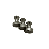 25mm Pin Magnets Pack of 3 Strong Magnetic Holders Silver or Black