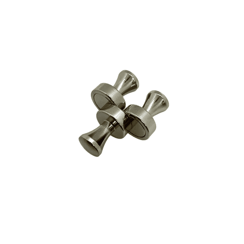 25mm Pin Magnets Pack of 3 Strong Magnetic Holders Silver or Black