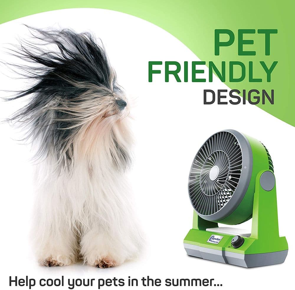 Anywhere Fan Portable Cordless Pet Dog Personal Desk Fan Quiet