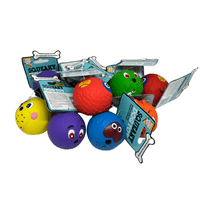 Armitage New Squeaky Latex Face Ball Dog Toy Faceball