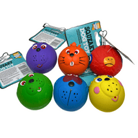 Armitage New Squeaky Latex Face Ball Dog Toy Faceball