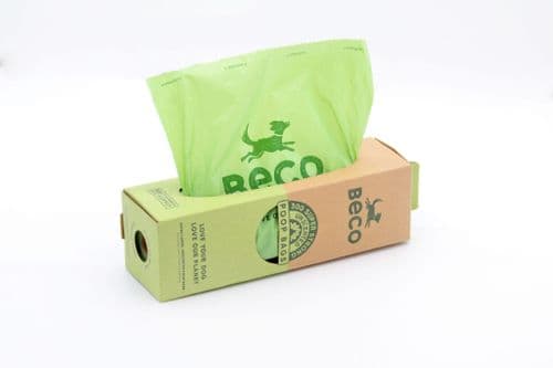 Beco Poop Bags, Unscented, 300 Roll, Big, Strong and Leak-Proof Dog poo Bag
