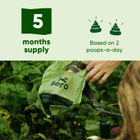 Beco Poop Bags, Unscented / Scented , 315 Rolls with HANDLES Pack, Big, Strong and Leak-Proof