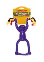 Chomper Tail Waggers Interactive Fun Dog Toy - Monkey Tugger