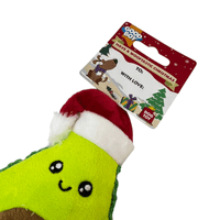 Christmas Dog Toy Good Boy Festive Avocado Soft Plush Squeaky Gift 16cm '25