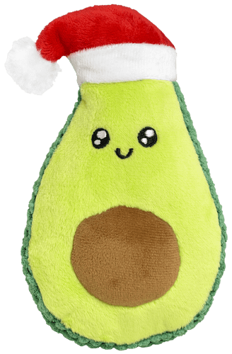 Christmas Dog Toy Good Boy Festive Avocado Soft Plush Squeaky Gift 16cm '25