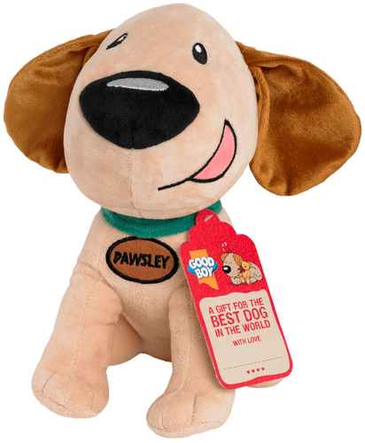 Christmas Dog Toy Good Boy Pawsley Sitting Plush Dog Gift 30cm '25