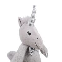 Cupid & Comet Christmas Silver Unicorn Dog Plush Toy