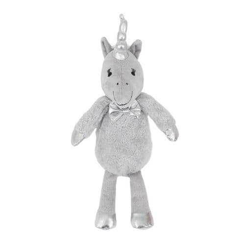 Cupid & Comet Christmas Silver Unicorn Dog Plush Toy