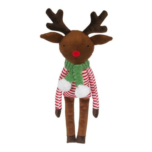 Cupid & Comet Festive Christmas Rudolph Reindeer Plush Dog Toy