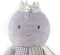 Cupid & Comet Otis Octopus Christmas Crinkle Plush Dog Toy Grey 33cm