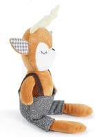 Cupid & Comet Robbie Reindeer Christmas Soft Plush Dog Toy Brown 21cm x 40cm