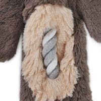 Cupid Comet Rosewood Festive Donkey Tug Dog Toy Rope Crinkle Body Donkey Xmas