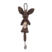 Cupid Comet Rosewood Festive Donkey Tug Dog Toy Rope Crinkle Body Donkey Xmas