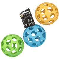 Cyber Lattice Football Cage Ball Dog Toy