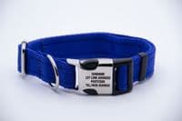 Dog Activity Collar With Engraved Buckle Pet ID Collar