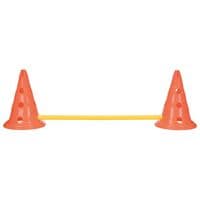 Dog Activity Obstacle Set - Agility Training Hurdles Jumps 3 Poles & 6 Cones