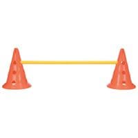 Dog Activity Obstacle Set - Agility Training Hurdles Jumps 3 Poles & 6 Cones