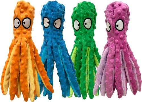 DOG & CO Crinkle Leg Octopus Dog Toy - Approx 32cm - DT5145