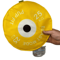 Dog Life Bumper Plate  Disc Large Flyer Crinkle and squeak  Dog Toy Play Disc Throw