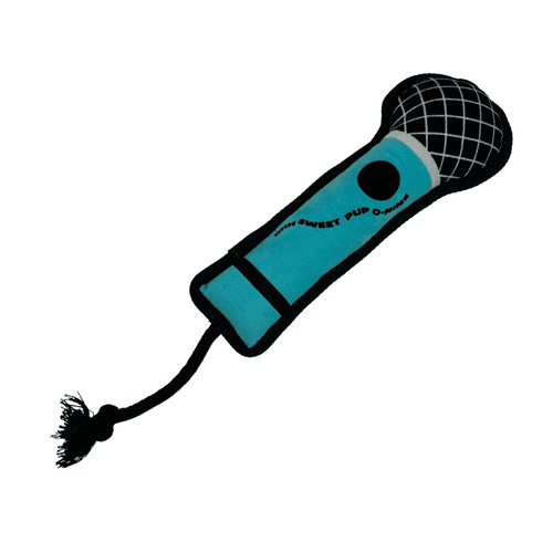 Dog Life Plush Microphone Mic Dog Toy