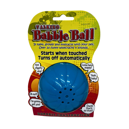Dog Toy Babble Ball Interactive Talk Sound Durable Tough Ball Toy Medium or Large