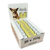 Drool 200g Steamed Sausage Pate Box of 20 – Mixed Flavours Available Limited Stock Best Before Oct