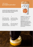 Fettle Pure & Natural Pumpkin Powder for Dogs Gut Health  - 250g Resealable Pouch