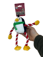Good Boy Hug Tug Christmas  Penguin Plush and Rope Dog Toy  10068  30cm