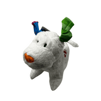 Good Boy LARGE Soft Snow Dog Plush '24 Christmas Xmas Toy