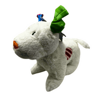 Good Boy LARGE Soft Snow Dog Plush '24 Christmas Xmas Toy