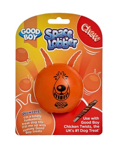 Good Boy Space Lobber Treat Ball - Durable Rubber