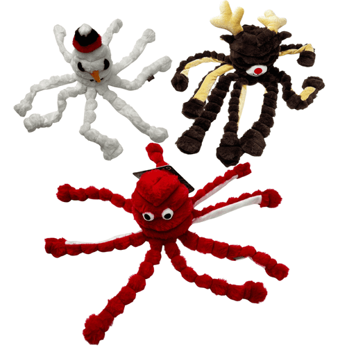 Gor Pets Bobble Octopus Christmas Toy 5 Sizes 3 Designs