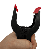 Heavy Duty Plastic Spring Clamps 6 Inch Pack of 3 Multipurpose Grip Clips