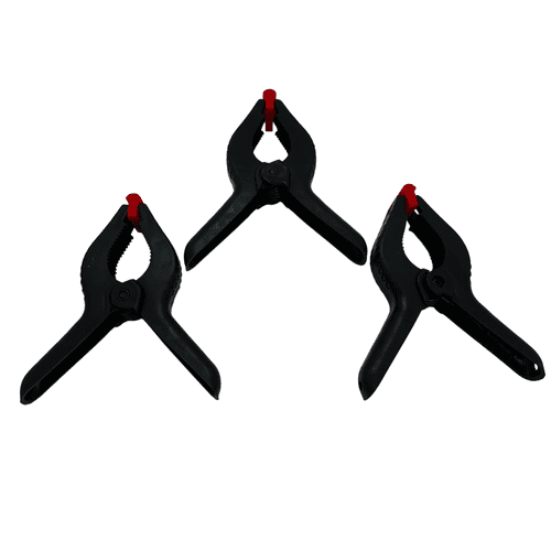 Heavy Duty Plastic Spring Clamps 6 Inch Pack of 3 Multipurpose Grip Clips