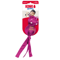 KONG Ballistic Wubba Friends Bunny, Panther, Monkey & Hippo Dog Toy SMALL