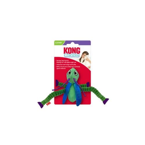 KONG Cat Toy Crackles Grasshopper