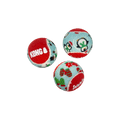 KONG Christmas '23 Holiday SqueakAir Tennis Balls 6 pack Md or Sm Squeaky Non Abrasive