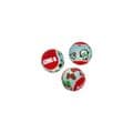 KONG Christmas '23 Holiday SqueakAir Tennis Balls 6 pack Md or Sm Squeaky Non Abrasive