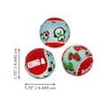 KONG Christmas '23 Holiday SqueakAir Tennis Balls 6 pack Md or Sm Squeaky Non Abrasive