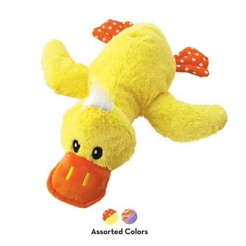 KONG Comfort Jumbo Duck XL Giant Dog Toy 50cm - Crinkle and Squeak
