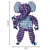 KONG Floppy Knots Elephant Md/Lg Knot Internal Dog Toy - NKF11E