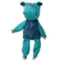 KONG Floppy Knots Hippo Jumbo XL Dog Toy – Oversized Plush Hippo with Rope Skeleton & Squeakers