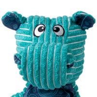 KONG Floppy Knots Hippo Jumbo XL Dog Toy – Oversized Plush Hippo with Rope Skeleton & Squeakers