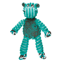 KONG Floppy Knots Hippo Md/Lg Knot Internal Plush Dog Toy - NKF14E