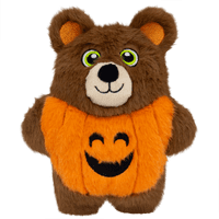 KONG Halloween Snuzzles 2026 Bat / Pumpkin Bear Soft Squeaker Dog Toy Plush